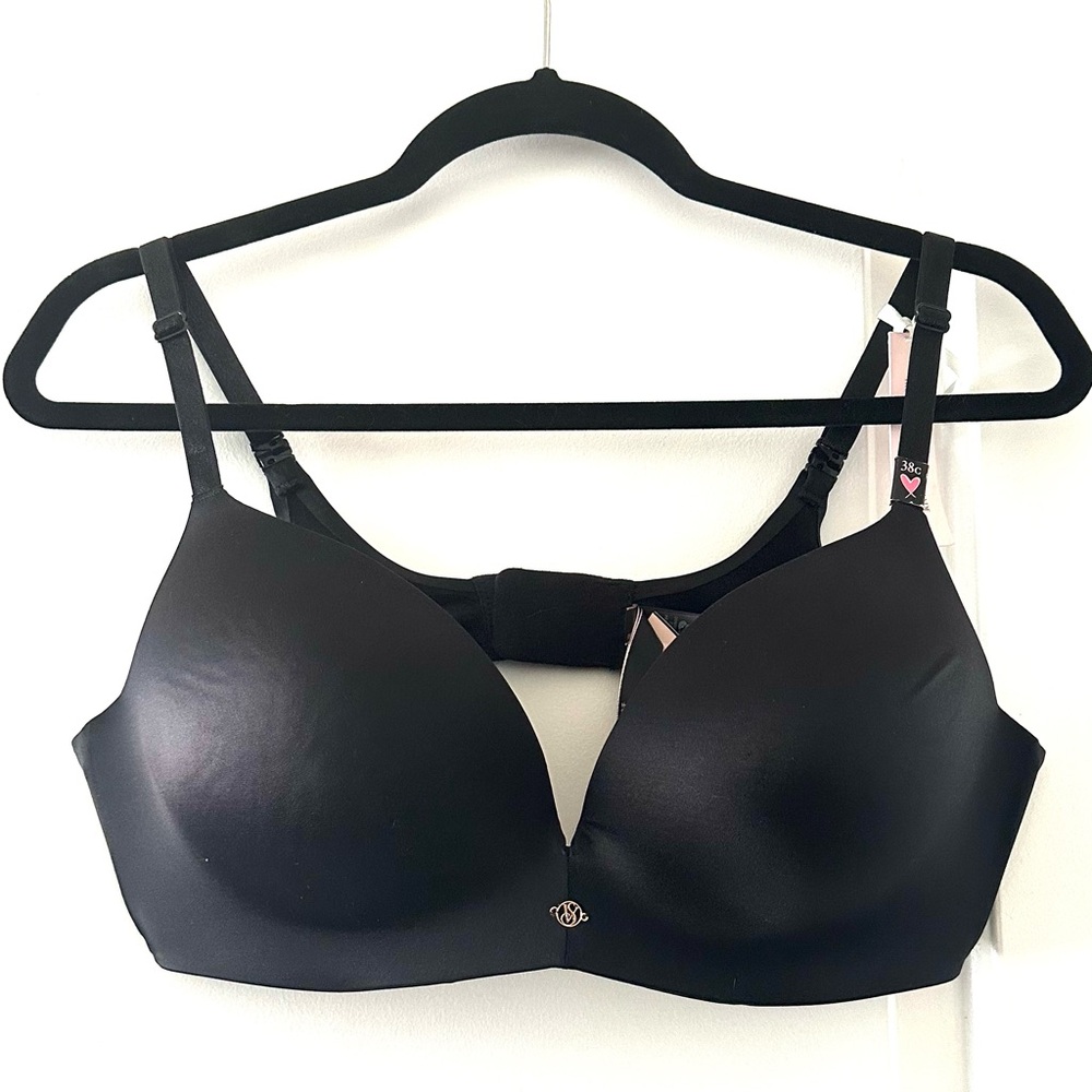 NWT Victorias Secret Padded Bra Black 38C